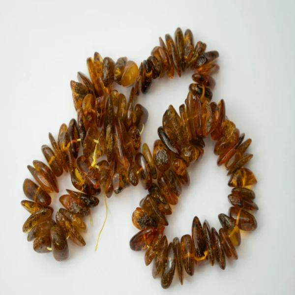 Baltic Amber Chip Strand Approx 10 x 2mm Approx 40cm Strand