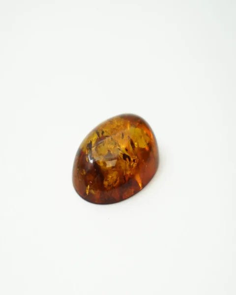 Baltic Amber Cognac Oval Cabochon Approx 30 x 20mm