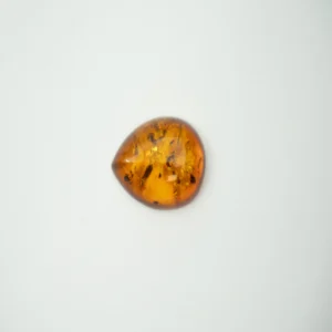 Baltic Amber Cognac Pear Shape Cabochon Approx 30 x 20mm