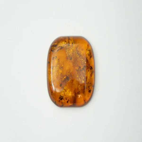 Baltic Amber Cognac Rounded Square Cabochon Approx 30mm