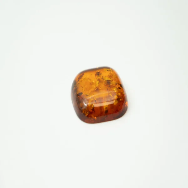 Baltic Amber Cognac Rounded Square Cabochon Approx 25mm