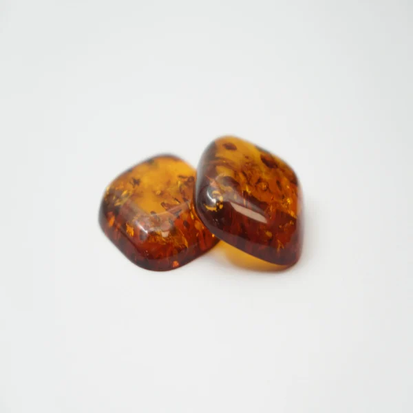 Baltic Amber Cognac Rounded Square Cabochon Approx 25mm - Image 4