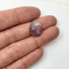 Plum Blossom Tourmaline Pear Shape Cabochon Approx 12 x 16mm 2pcs - Image 3