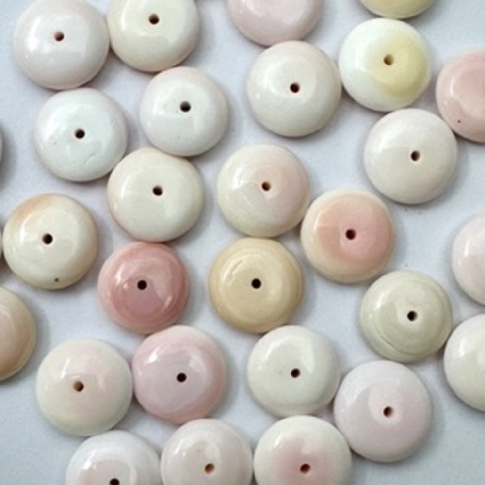 Shell Coins Approx 12 x 4mm 5pc pack