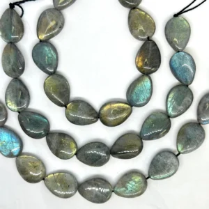 Labradorite Smooth Pear Shaped Beads Approx 18 x 13mm 11pcs per Strand