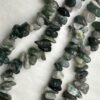 Moss Agate Chips Approx 5 x 8mm Approx 78cm Strand - Image 2