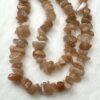 Peach Moonstone Chips Approx 5 x 8mm Approx 78cm Strand