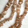 Peach Moonstone Chips Approx 5 x 8mm Approx 78cm Strand - Image 2