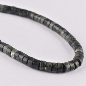 3 x 6mm Kambaba Beads - Tyre Shape Gemstone Strand (38cm)