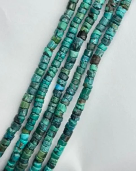 Turquoise (China) Smooth Wheel Beads Approx 5x3mm 38cm Strand CHINA