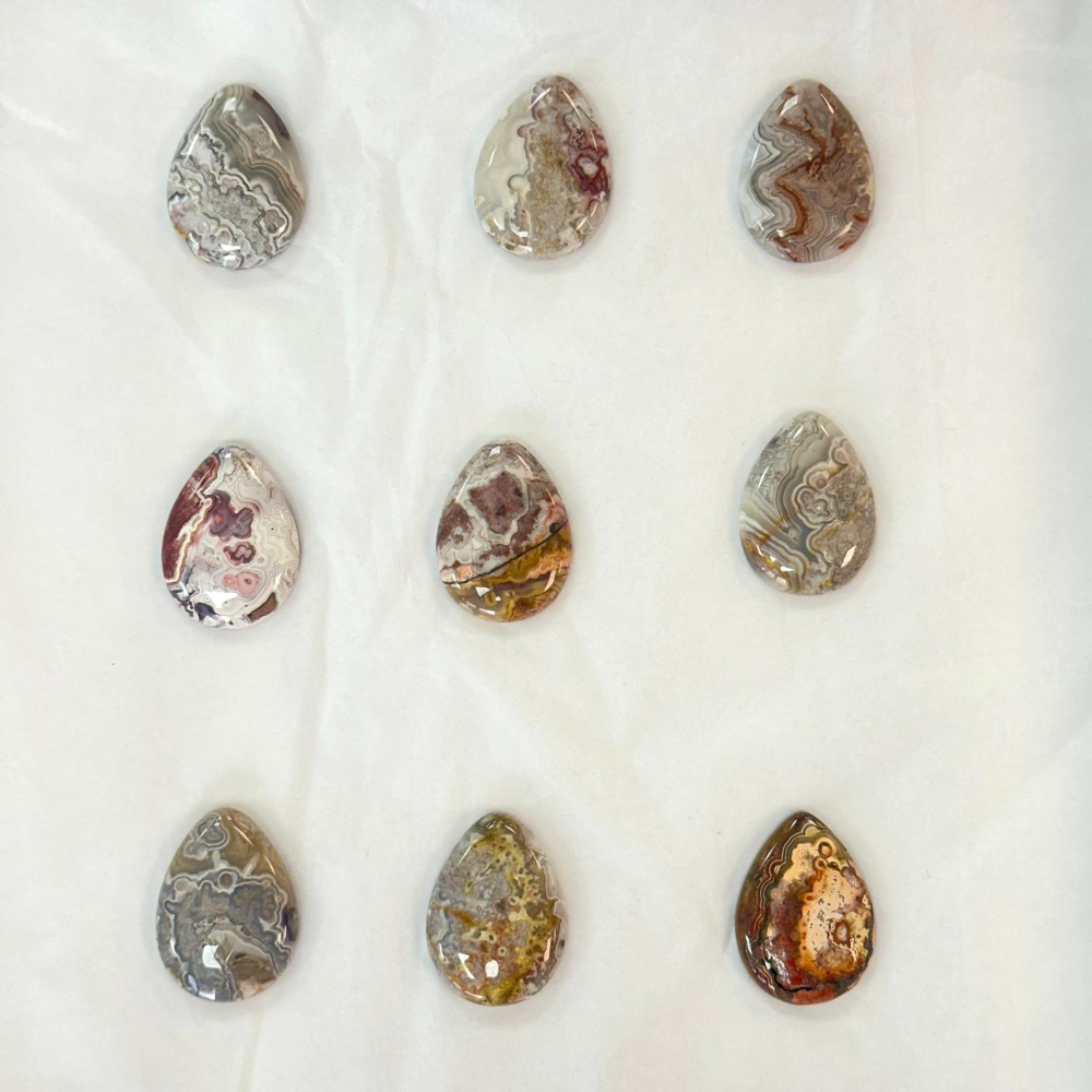 Crazy Lace Agate Cabochon 1pc - Select Your Own