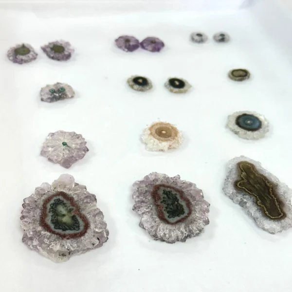 Amethyst and Quartz Stalactite Slices - Select Your Own - Image 4