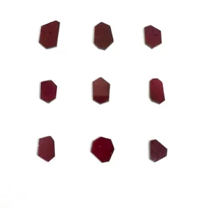 Garnet Geometric Slices Mixed Sizes - Select your own