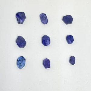 Tanzanite Geometric Slices Mixed Sizes - Select your own