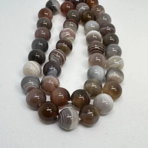 Botswana Agate Smooth Round Approx 8mm Beads Approx 40cm Strand