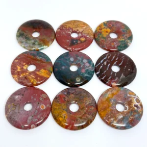 Fancy Jasper Donut Approx 40mm 1pc