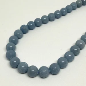 Angelite Smooth Round 4mm Beads INDIA