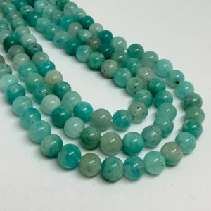 5mm Amazonite Beads - Smooth Round Gemstone Strand (38cm)