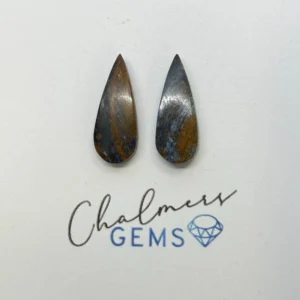 Pietersite Mixed Shape Cabochons Approx 15 -25mm Pair
