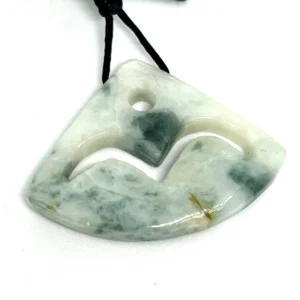 Jadeite (Burma) Carved Pendant Approx 50x35mm 1pc HK