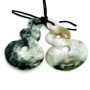 Jadeite (Burma) Carved Pendant Approx 54x37mm 1pc HK