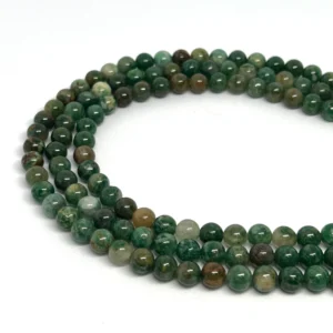 African Quartzite 6mm Smooth Round Beads 38cm Strand HK