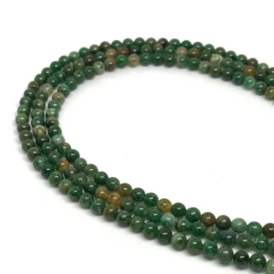 African Quartzite 4mm Smooth Round Beads 38cm Strand HK