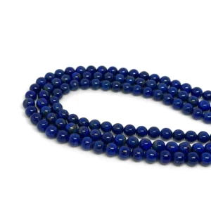 Lapis Lazuli 4-5mm Smooth Rounds 38cm Strand HK