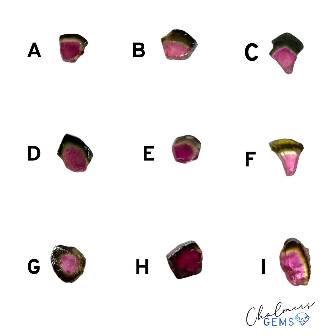 Watermelon Tourmaline Slices - Select your own - Image 2