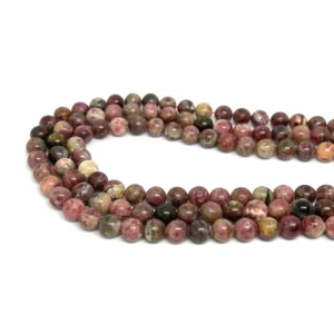 Multi Tourmaline 7mm Smooth Rounds 38cm Strand HK