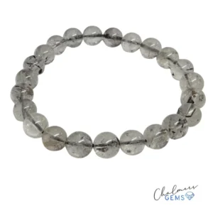 Himalayan Quartz 8mm Smooth Round Stretchy Bracelet Approx 22 Beads