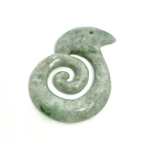 Jadeite (Burma) Pendant Carving Approx 55 x 40mm 1pc HK