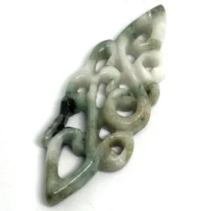 Jadeite  (Burma) Pendant Carving Approx 68 x25mm 1pc HK