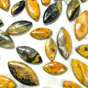 Bumblebee Jasper Mixed Shape Drilled Pendant 1pc HK