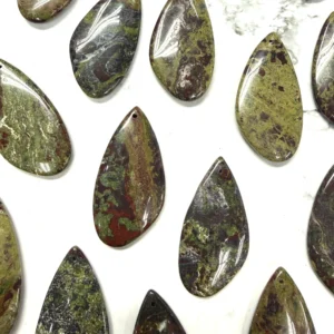 Dragon Blood Jasper Mixed Shape Drilled Pendant 1pc HK