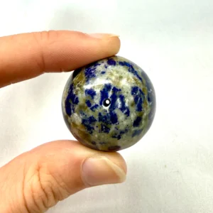 Lapis Drilled Sphere Approx 30mm 1pc HK