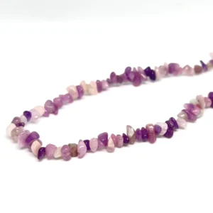 Lepidolite Chip Bead Strand 80cm HK