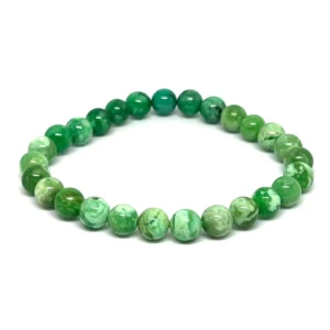 Variscite 6-7mm Bead Stretchy Bracelet Approx 32 Beads HK