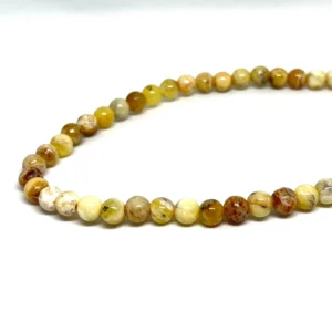 Yellow Opal 6mm Smooth Rounds 38cm Strand HK