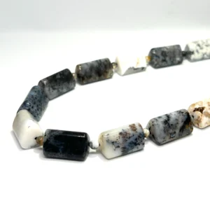 Dendritic Opal Pyramid 18x12mm Beads 17 Beads per Strand HK