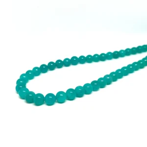 Premium Amazonite (Peru) 8mm Smooth Round Beads 38cm Strand HK