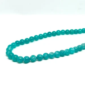 Premium Amazonite (Peru) 6mm Smooth Round Beads 38cm Strand HK