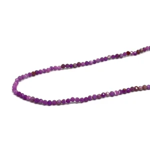 Phosphosidierite 2mm Micro Faceted Round Beads 38cm Strand HK