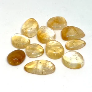 Citrine 14 - 17mm Freeform Pebble Shaped Cabochon 1pc HK