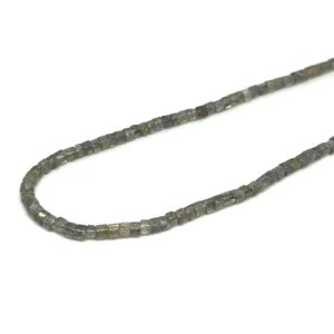 Labradorite 4 x 3mm Wheel Beads 38cm Strand HK