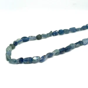 Kyanite Approx 7 x 5mm Small Nugget Beads 38cm Strand HK