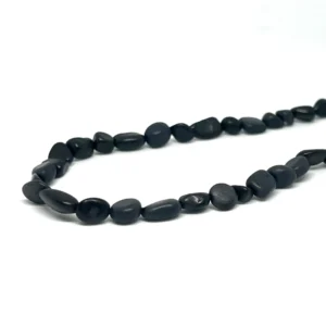 Shungite Approx 7 x 5mm Small Nugget Beads 38cm Strand HK