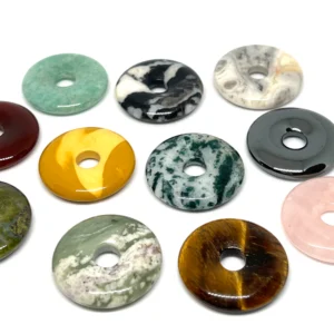 Mixed Gemstone Donut 30mm Lucky Dip 1pc HK