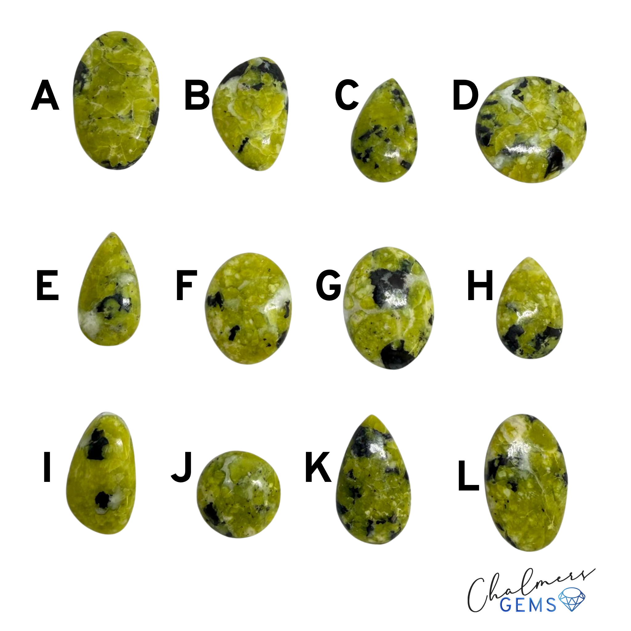 Lizardite Cabochons - Select Your Own - Image 2