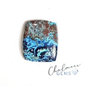 Shattuckite 22x26mm Mixed Shape Cabochon 1pc